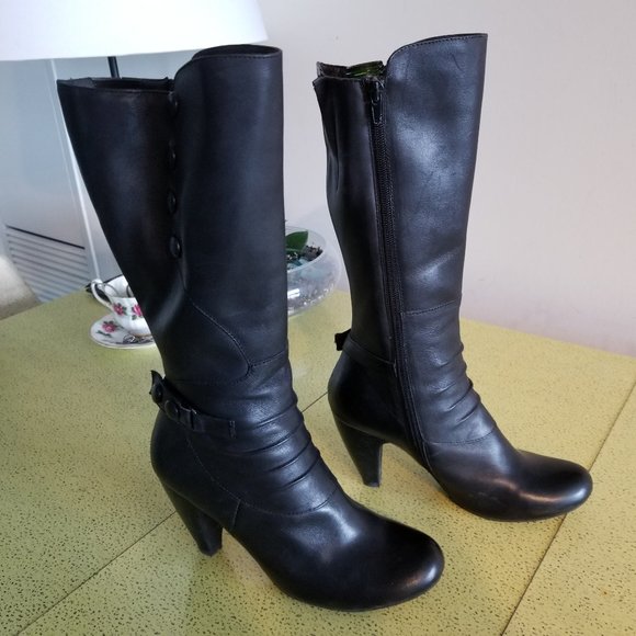 Miz Mooz genuine leather boots, size 7 - Picture 1 of 4